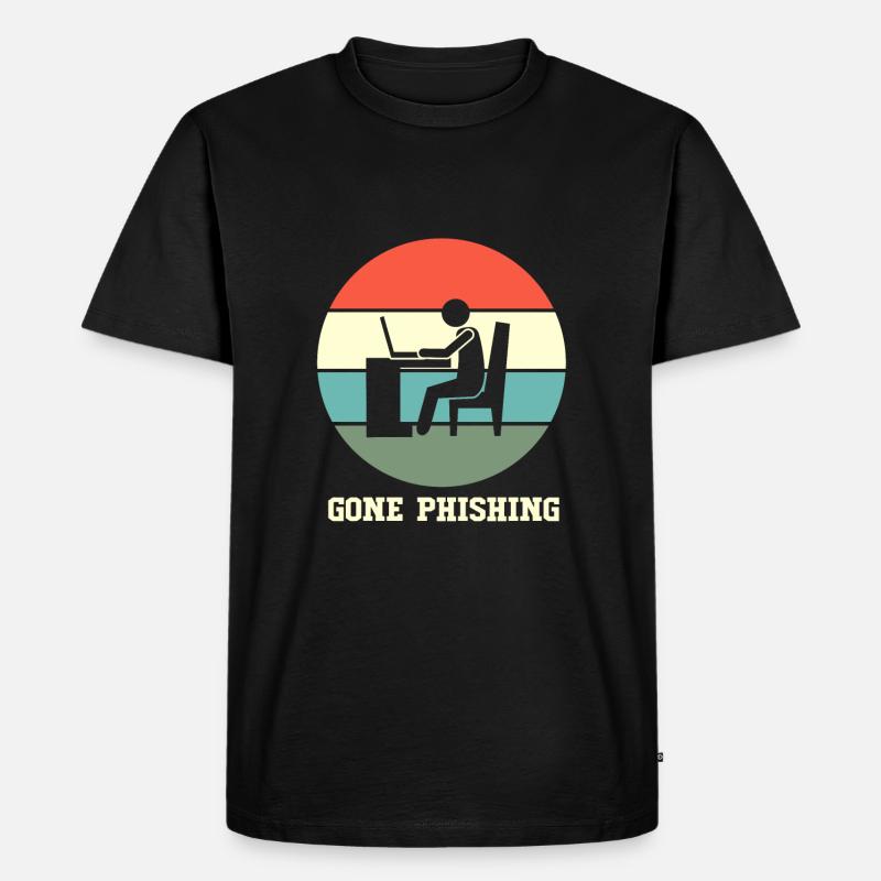 Cybersecurity Cyber Programmierer Hacker - Männer Premium Bio T-Shirt - Schwarz