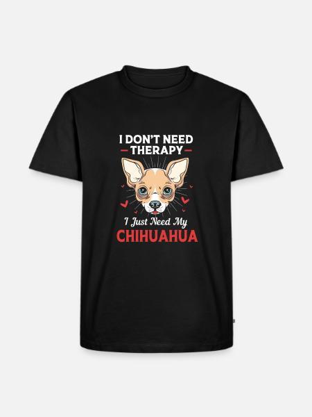 Chihuahua - Männer Premium Bio T-Shirt - Schwarz