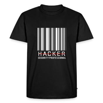Cybersecurity Cyber Programmer Hacker - Men's Premium Organic T-Shirt - black - Front - Nico (187cm)