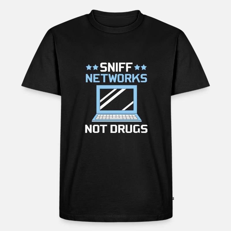 Cyber programmeur cybersécurité Hacker - T-shirt Premium bio Homme - noir