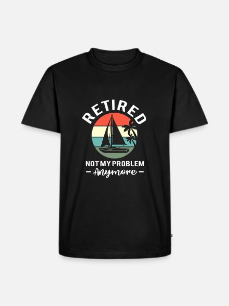 Retraité Retraité Retraité - T-shirt Premium bio Homme - noir