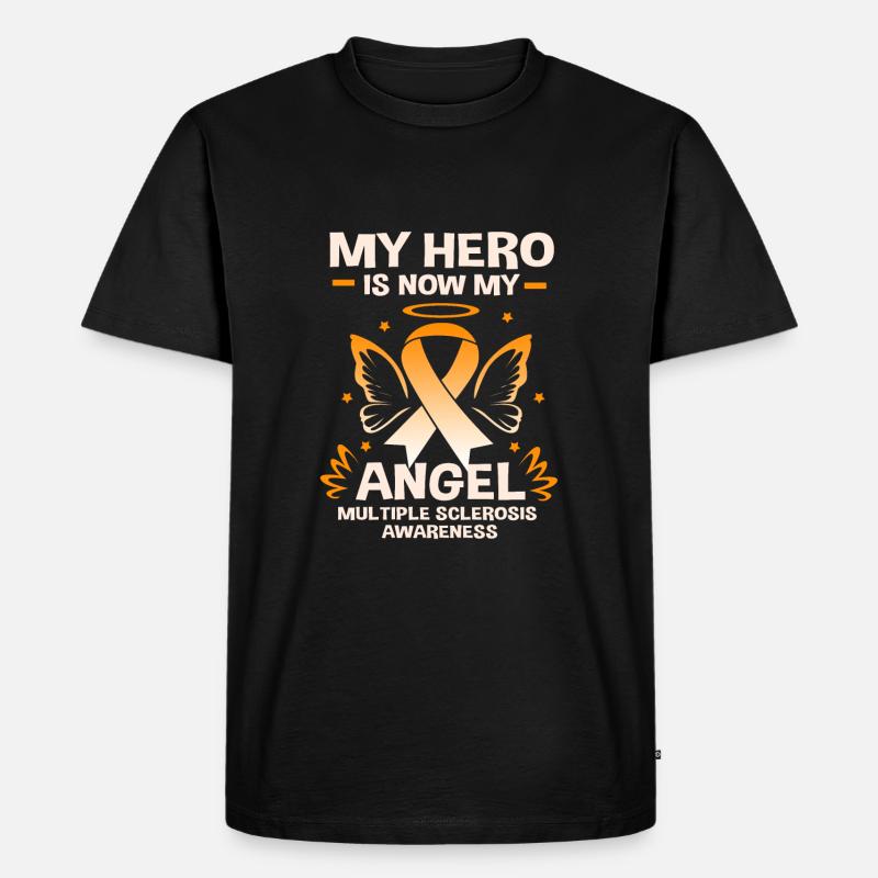 Multiple Sclerosis MS - Men's Premium Organic T-Shirt - black