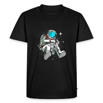 Clarinette - T-shirt Premium bio Homme - noir - Devant - Nico (187cm)