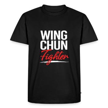 Wing Chun - T-shirt Premium bio Homme - noir - Devant - Nico (187cm)