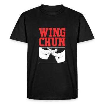 Wing Chun - T-shirt Premium bio Homme - noir - Devant - Nico (187cm)