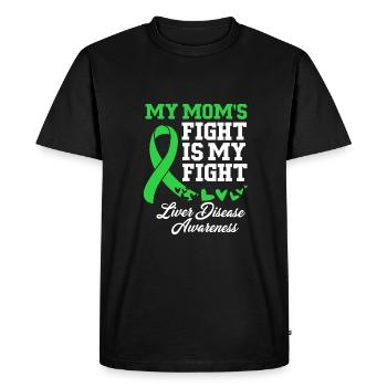 Liver disease - Men's Premium Organic T-Shirt - black - Front - Nico (187cm)