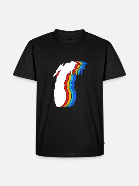 Great Lakes - Men's Premium Organic T-Shirt - black