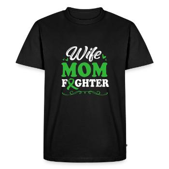 Maladie du foie - T-shirt Premium bio Homme - noir - Devant - Nico (187cm)