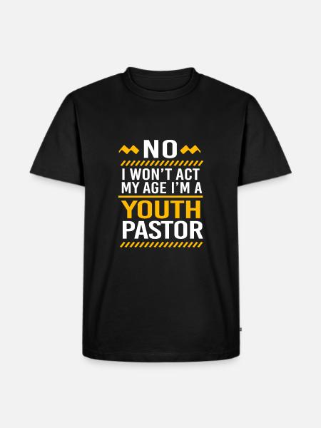 Pasteur des jeunes - T-shirt Premium bio Homme - noir