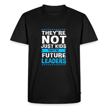 Pasteur des jeunes - T-shirt Premium bio Homme - noir - Devant - Nico (187cm)