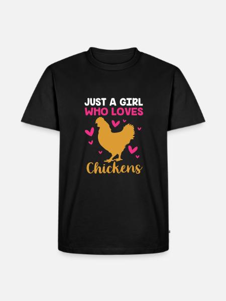 Chicken Poultry - Men's Premium Organic T-Shirt - black