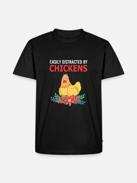 Chicken Poultry - Men's Premium Organic T-Shirt - black