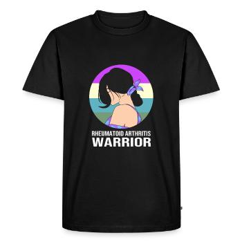 Rheumatism Arthritis - Men's Premium Organic T-Shirt - black - Front - Nico (187cm)