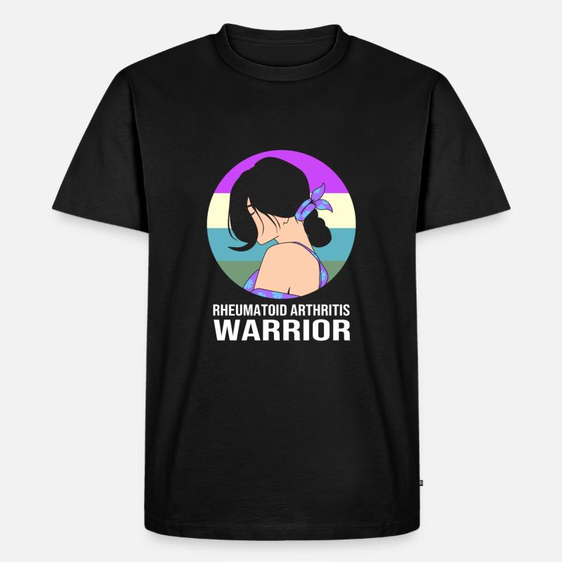 Rheuma Arthritis - Männer Premium Bio T-Shirt - Schwarz