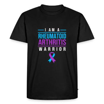 Rheumatism Arthritis - Men's Premium Organic T-Shirt - black - Front - Nico (187cm)