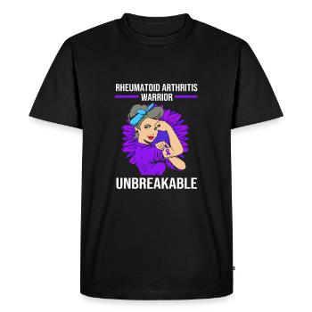 Rheumatism Arthritis - Men's Premium Organic T-Shirt - black - Front - Nico (187cm)