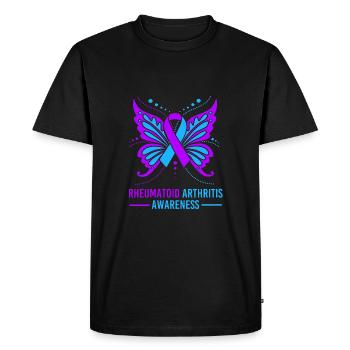 Rheumatism Arthritis - Men's Premium Organic T-Shirt - black - Front - Nico (187cm)