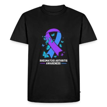 Rheumatism Arthritis - Men's Premium Organic T-Shirt - black - Front - Nico (187cm)