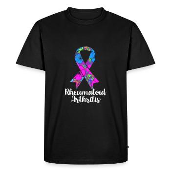 Rheumatism Arthritis - Men's Premium Organic T-Shirt - black - Front - Nico (187cm)