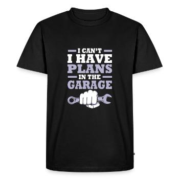 Motorist - Men's Premium Organic T-Shirt - black - Front - Nico (187cm)
