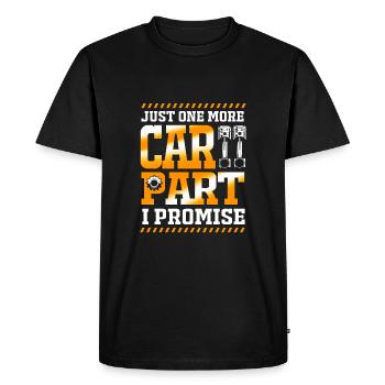 Motorist - Men's Premium Organic T-Shirt - black - Front - Nico (187cm)