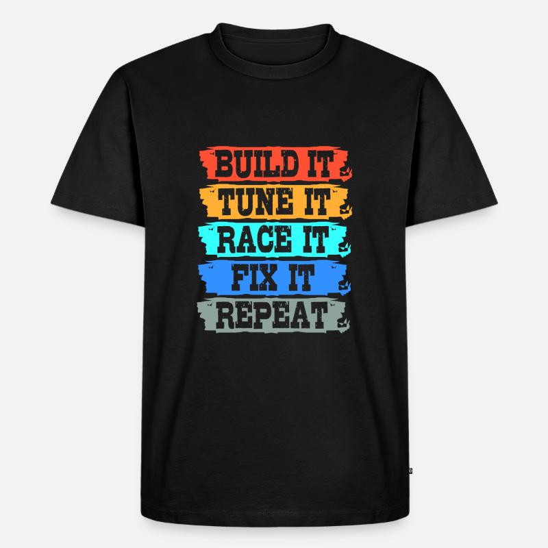 Autofahrer - Männer Premium Bio T-Shirt - Schwarz