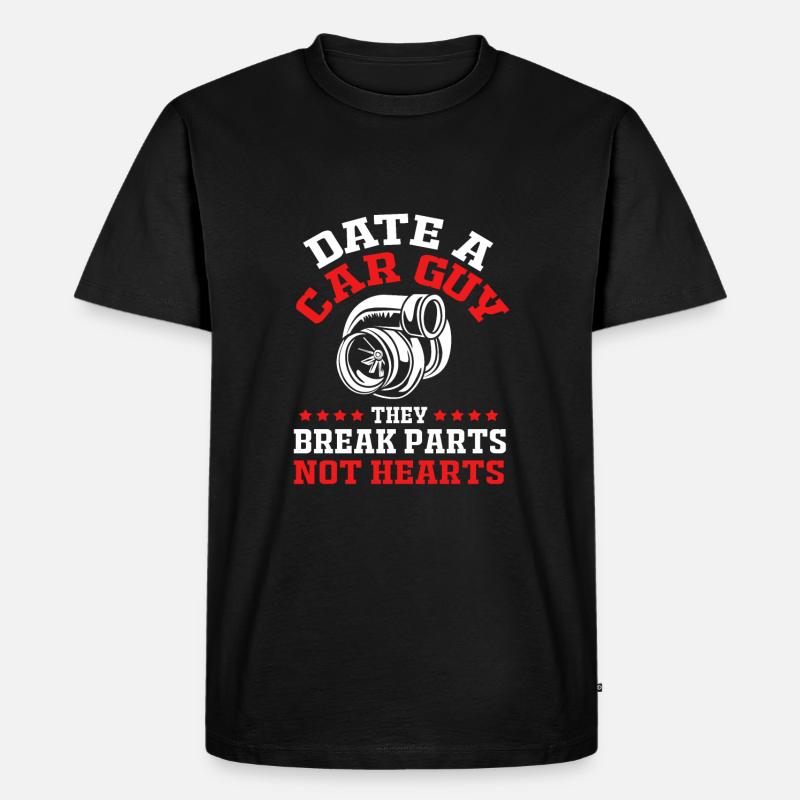 Autofahrer - Männer Premium Bio T-Shirt - Schwarz