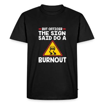Motorist - Men's Premium Organic T-Shirt - black - Front - Nico (187cm)