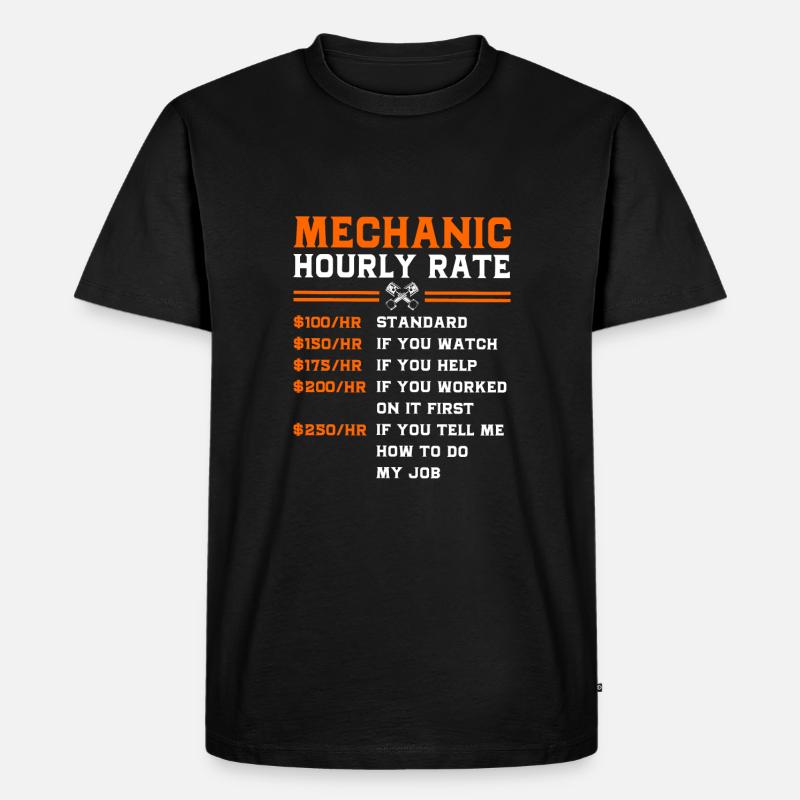 Autofahrer - Männer Premium Bio T-Shirt - Schwarz
