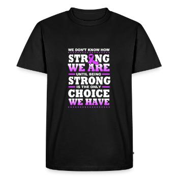 Autoimmune disease - Men's Premium Organic T-Shirt - black - Front - Nico (187cm)