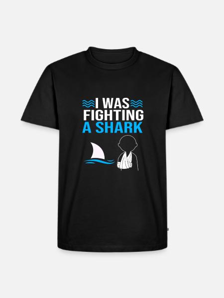 Broken Arm Bone Fracture - Men's Premium Organic T-Shirt - black