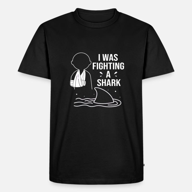 Fracture de l’os du bras - T-shirt Premium bio Homme - noir