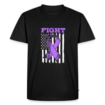 Maladie auto-immune - T-shirt Premium bio Homme - noir - Devant - Nico (187cm)