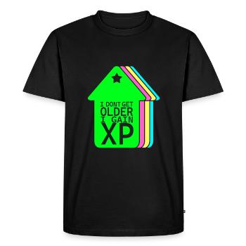 Gamer - Men's Premium Organic T-Shirt - black - Front - Nico (187cm)