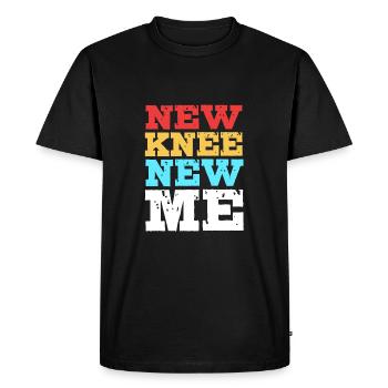 Knee Surgery - Men's Premium Organic T-Shirt - black - Front - Nico (187cm)