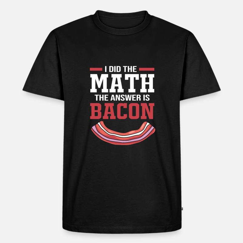 Mathematik - Männer Premium Bio T-Shirt - Schwarz