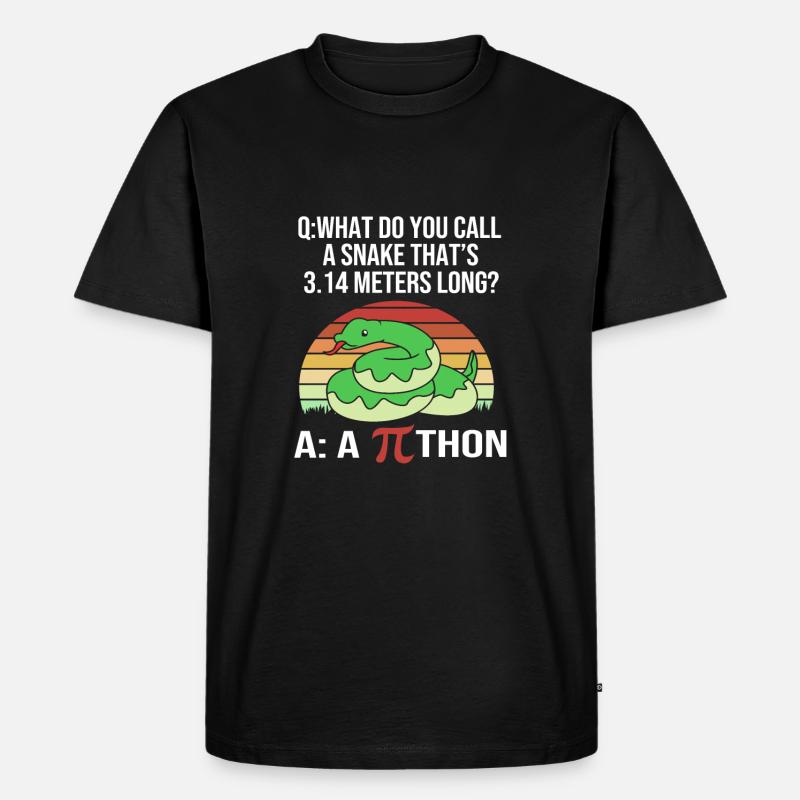 Mathematik - Männer Premium Bio T-Shirt - Schwarz