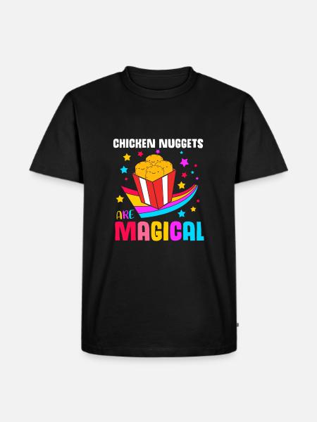 Chicken Nuggets - Men's Premium Organic T-Shirt - black