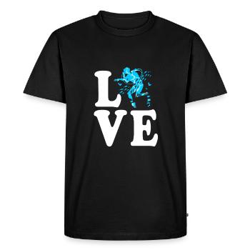 Dive - Men's Premium Organic T-Shirt - black - Front - Nico (187cm)