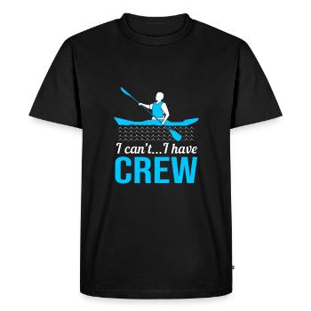 Rowing Team Rowing Rowing Rowing Boat Rowers - Men's Premium Organic T-Shirt - black - Front - Nico (187cm)
