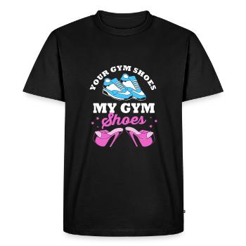 Pole Dance - Men's Premium Organic T-Shirt - black - Front - Nico (187cm)