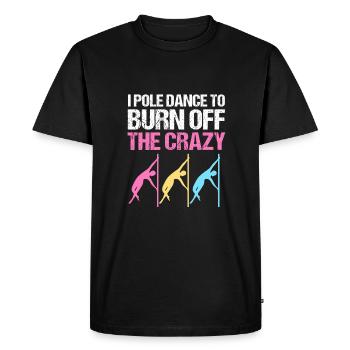 Pole Dance - Men's Premium Organic T-Shirt - black - Front - Nico (187cm)