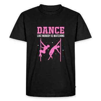 Pole Dance - T-shirt Premium bio Homme - noir - Devant - Nico (187cm)