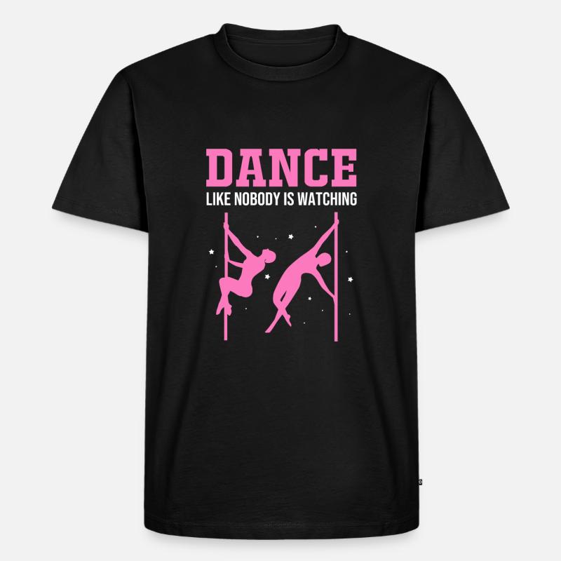Pole Dance - Männer Premium Bio T-Shirt - Schwarz
