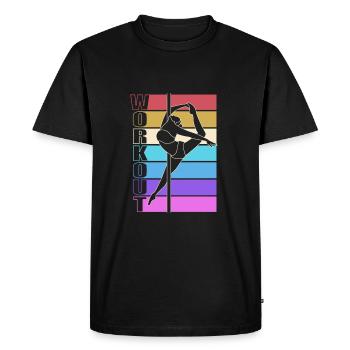 Pole Dance - T-shirt Premium bio Homme - noir - Devant - Nico (187cm)
