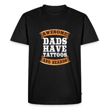Tattoo Artist Tattoo Artist Tattooed Tattoo - Men's Premium Organic T-Shirt - black - Front - Nico (187cm)