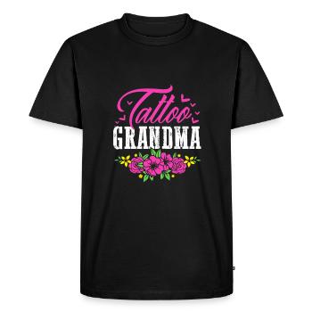 Tattoo Artist Tattoo Artist Tattooed Tattoo - Men's Premium Organic T-Shirt - black - Front - Nico (187cm)