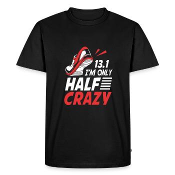 Marathon Marathon Runner - Men's Premium Organic T-Shirt - black - Front - Nico (187cm)