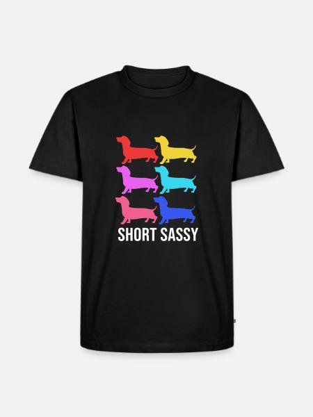 Dachshund - Men's Premium Organic T-Shirt - black