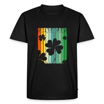 Manigance - T-shirt Premium bio Homme - noir - Devant - Nico (187cm)